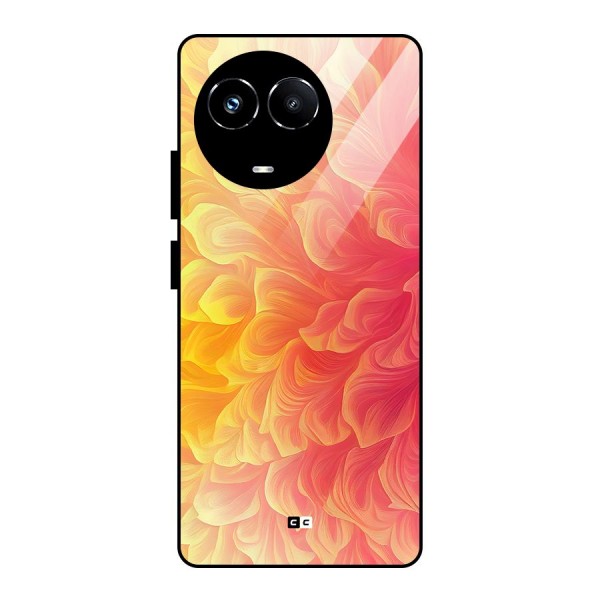 Amazing Vibrant Pattern Glass Back Case for Realme 11X