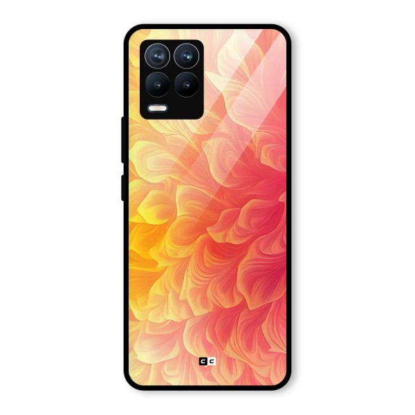 Amazing Vibrant Pattern Glass Back Case for Realme 8