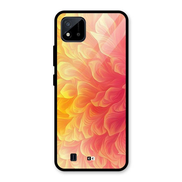 Amazing Vibrant Pattern Glass Back Case for Realme C11 2021