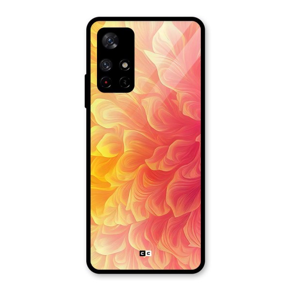 Amazing Vibrant Pattern Glass Back Case for Redmi Note 11T 5G