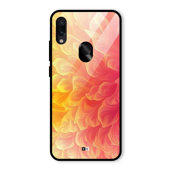 Amazing Vibrant Pattern Glass Back Case for Redmi Note 7