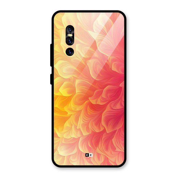 Amazing Vibrant Pattern Glass Back Case for Vivo V15 Pro