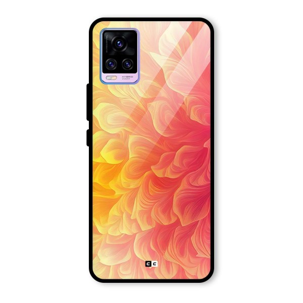 Amazing Vibrant Pattern Glass Back Case for Vivo V20 Pro