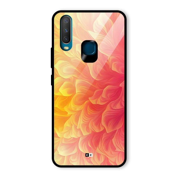 Amazing Vibrant Pattern Glass Back Case for Vivo Y12