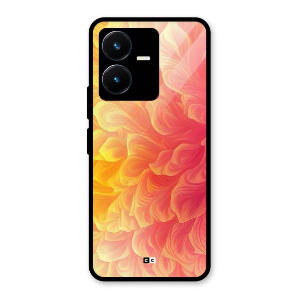 Amazing Vibrant Pattern Glass Back Case for Vivo Y22