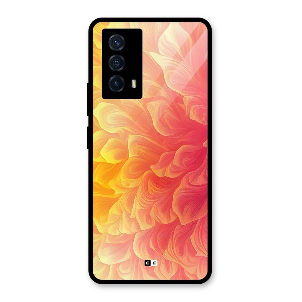 Amazing Vibrant Pattern Glass Back Case for Vivo iQOO Z5