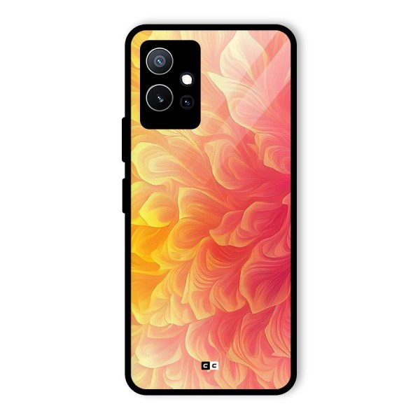 Amazing Vibrant Pattern Glass Back Case for Vivo iQOO Z6