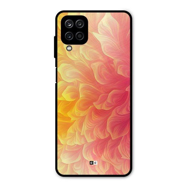 Amazing Vibrant Pattern Metal Back Case for Galaxy A12