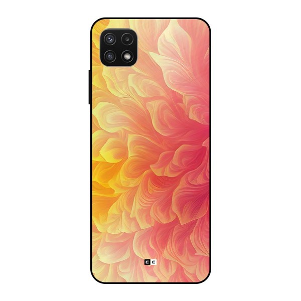 Amazing Vibrant Pattern Metal Back Case for Galaxy A22 5G