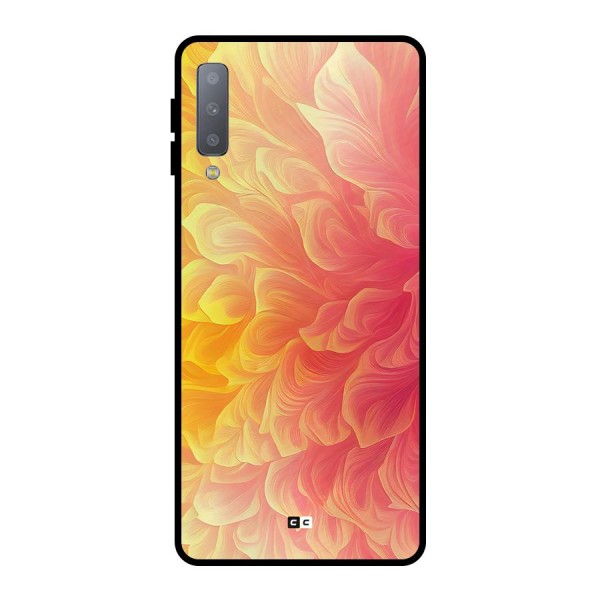 Amazing Vibrant Pattern Metal Back Case for Galaxy A7 (2018)