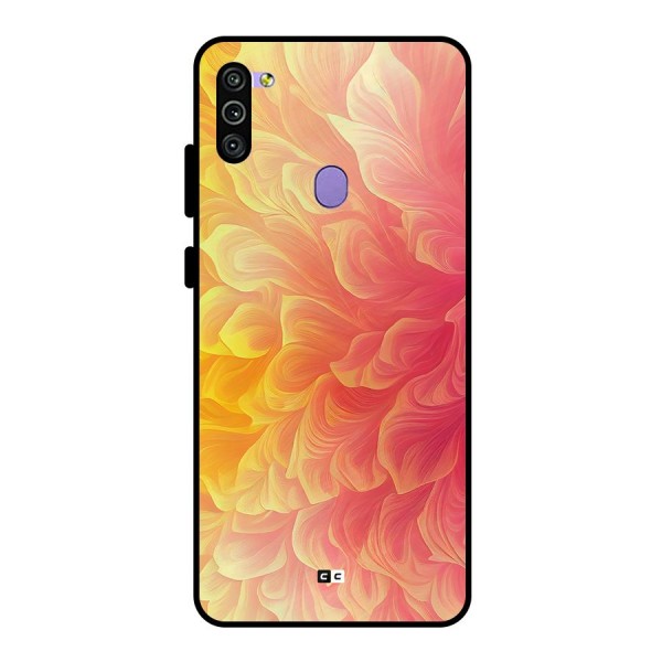 Amazing Vibrant Pattern Metal Back Case for Galaxy M11