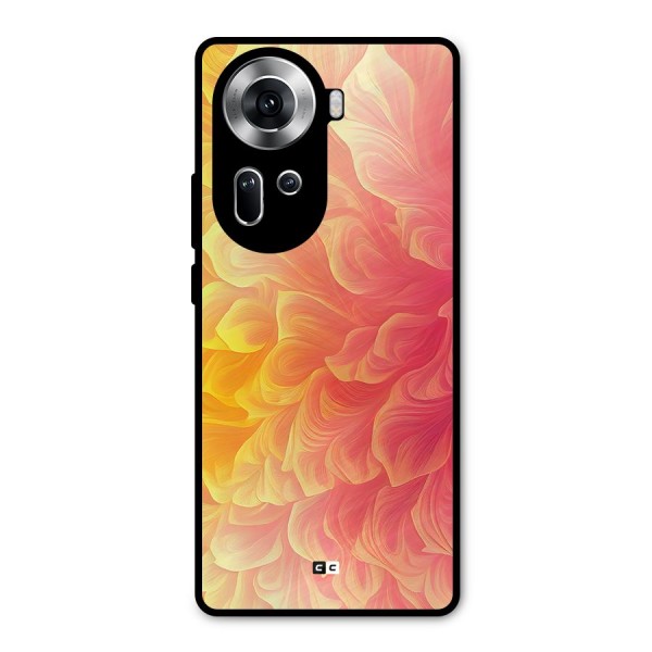 Amazing Vibrant Pattern Metal Back Case for Oppo Reno11 5G