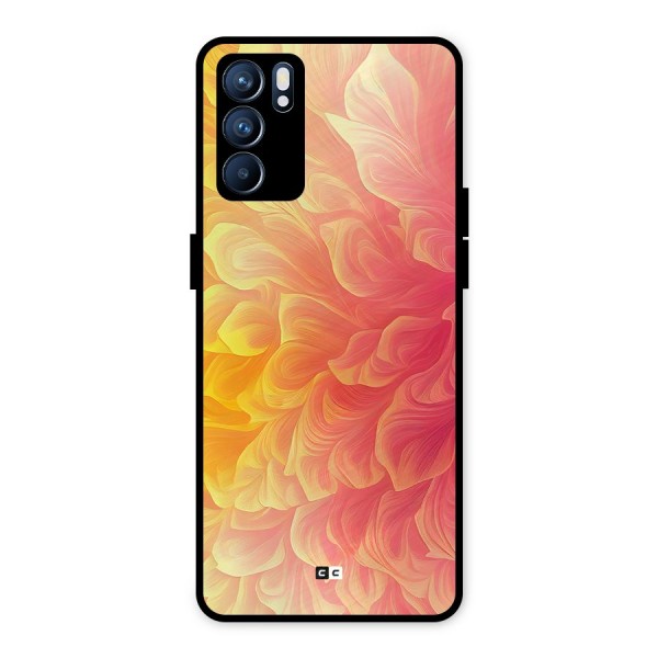 Amazing Vibrant Pattern Metal Back Case for Oppo Reno6 5G