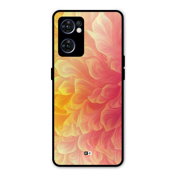 Amazing Vibrant Pattern Metal Back Case for Oppo Reno7 5G