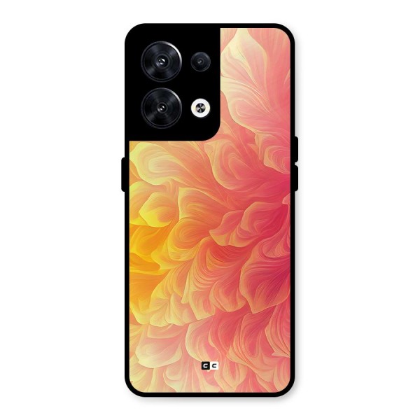 Amazing Vibrant Pattern Metal Back Case for Oppo Reno8 5G