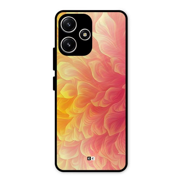 Amazing Vibrant Pattern Metal Back Case for Poco M6 Pro