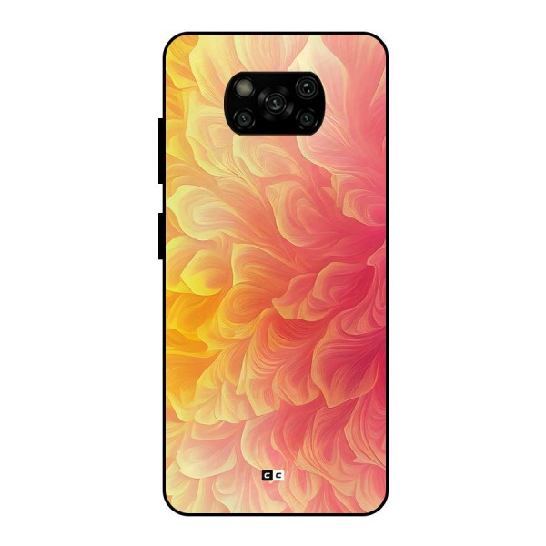 Amazing Vibrant Pattern Metal Back Case for Poco X3