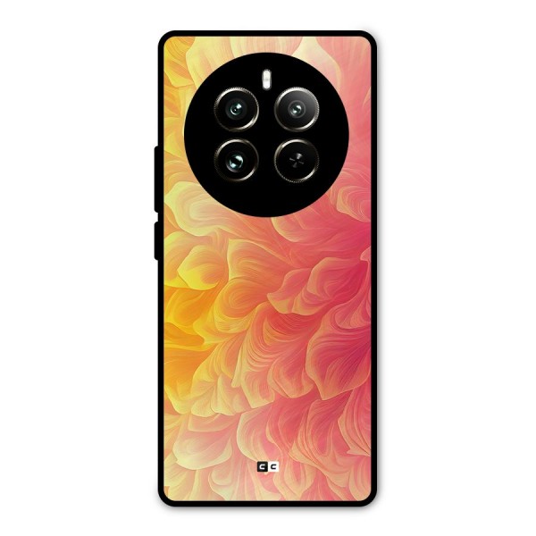 Amazing Vibrant Pattern Metal Back Case for Realme 12 Pro