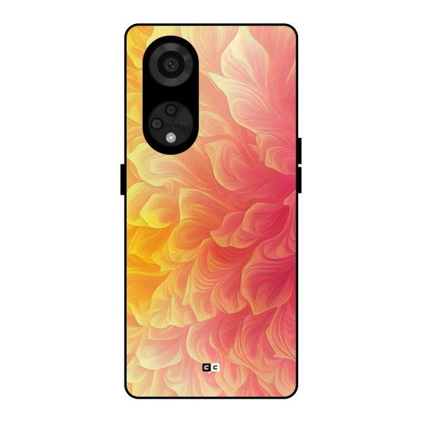 Amazing Vibrant Pattern Metal Back Case for Reno8 T 5G