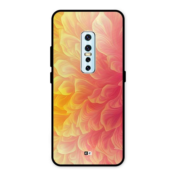 Amazing Vibrant Pattern Metal Back Case for Vivo V17 Pro