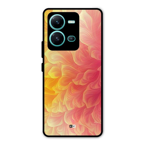 Amazing Vibrant Pattern Metal Back Case for Vivo V25