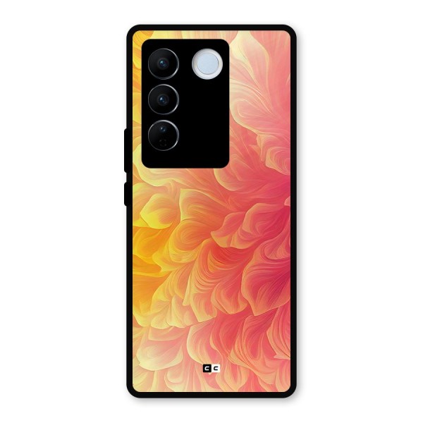 Amazing Vibrant Pattern Metal Back Case for Vivo V27