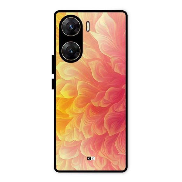 Amazing Vibrant Pattern Metal Back Case for Vivo V29e