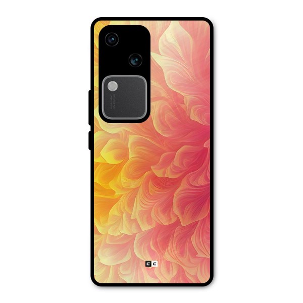 Amazing Vibrant Pattern Metal Back Case for Vivo V30