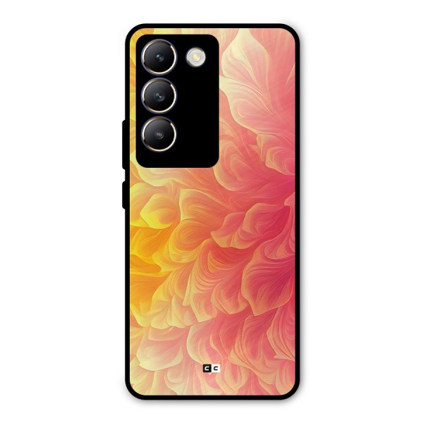 Amazing Vibrant Pattern Metal Back Case for Vivo Y200e