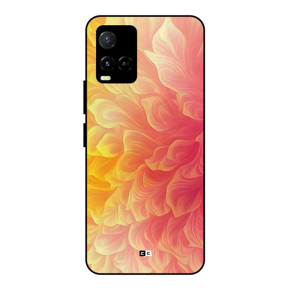 Amazing Vibrant Pattern Metal Back Case for Vivo Y21A