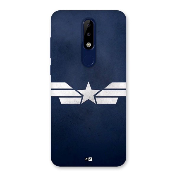 American Shield Back Case for Nokia 5.1 Plus