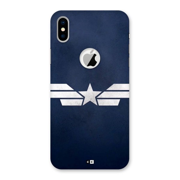 American Shield Back Case for iPhone XS Logo Cut