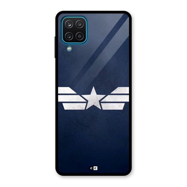 American Shield Glass Back Case for Galaxy A12