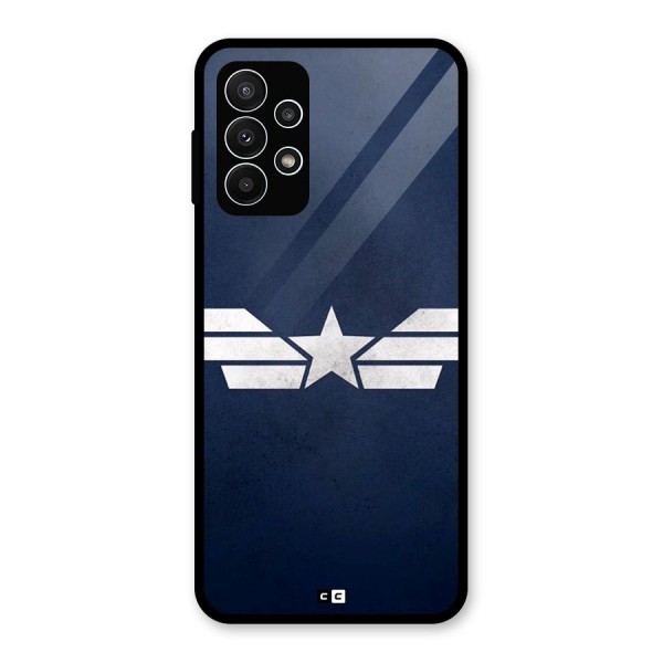 American Shield Glass Back Case for Galaxy A23