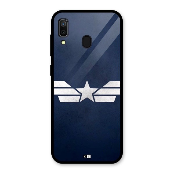 American Shield Glass Back Case for Galaxy A30