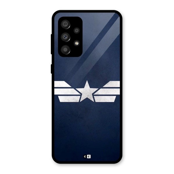 American Shield Glass Back Case for Galaxy A32