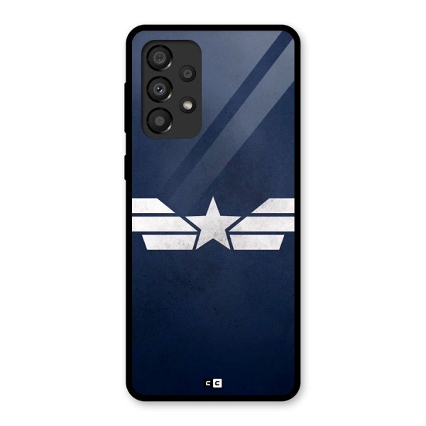 American Shield Glass Back Case for Galaxy A33 5G