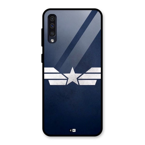 American Shield Glass Back Case for Galaxy A50