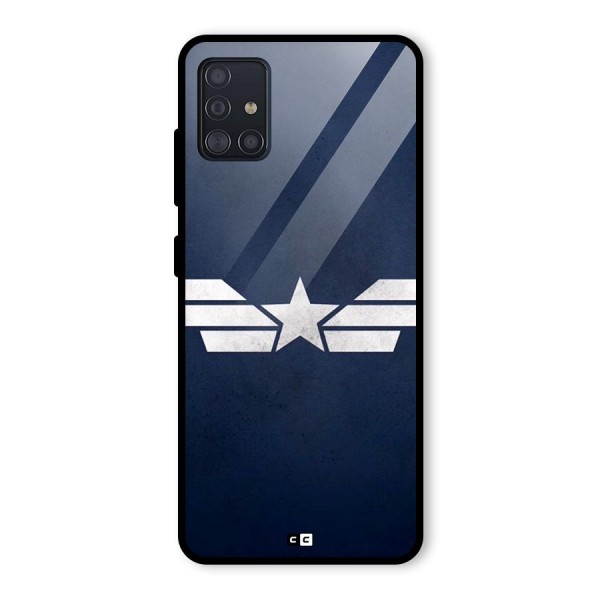 American Shield Glass Back Case for Galaxy A51