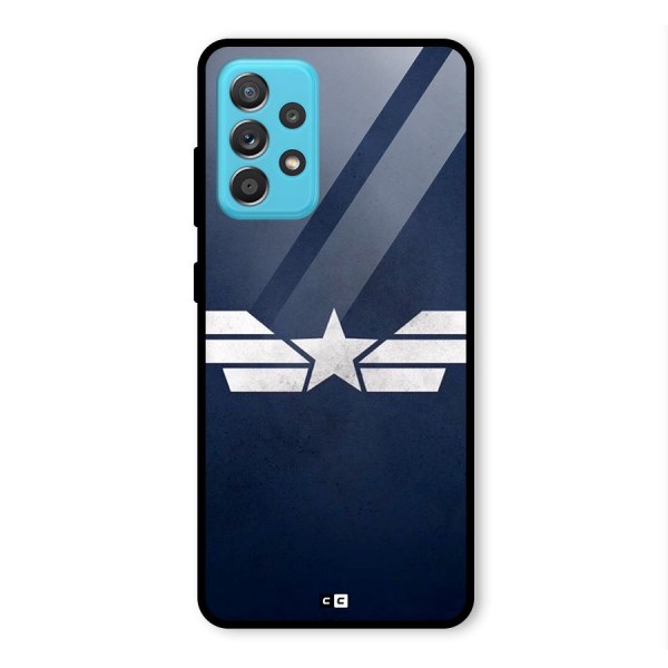 American Shield Glass Back Case for Galaxy A52s 5G