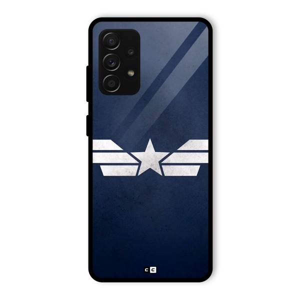 American Shield Glass Back Case for Galaxy A53 5G