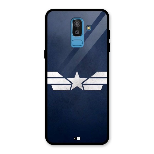 American Shield Glass Back Case for Galaxy J8