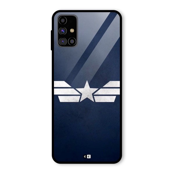 American Shield Glass Back Case for Galaxy M31s