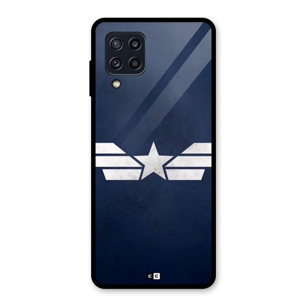 American Shield Glass Back Case for Galaxy M32