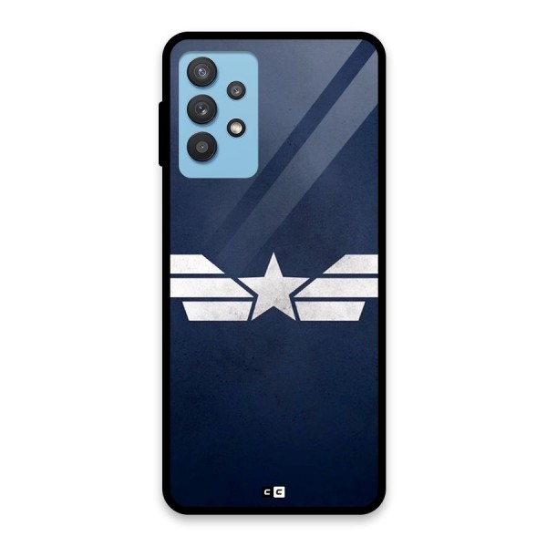 American Shield Glass Back Case for Galaxy M32 5G