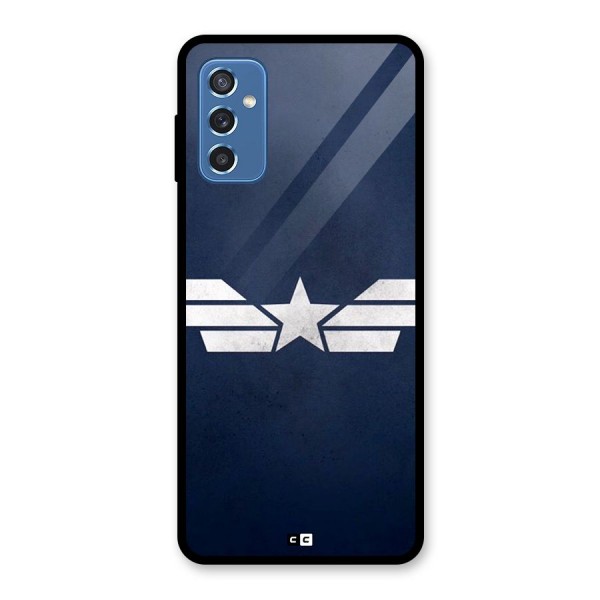 American Shield Glass Back Case for Galaxy M52 5G