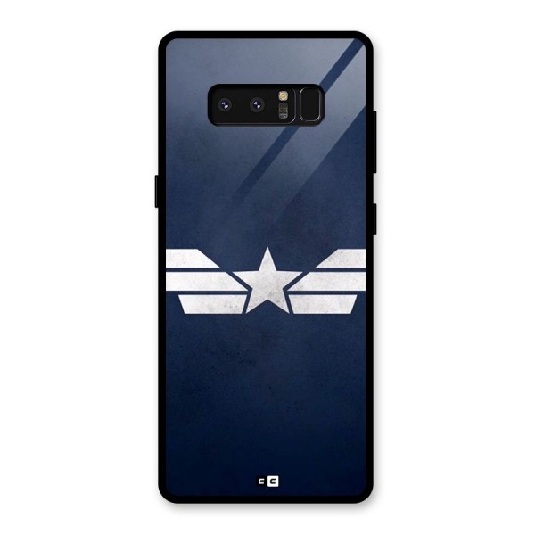 American Shield Glass Back Case for Galaxy Note 8