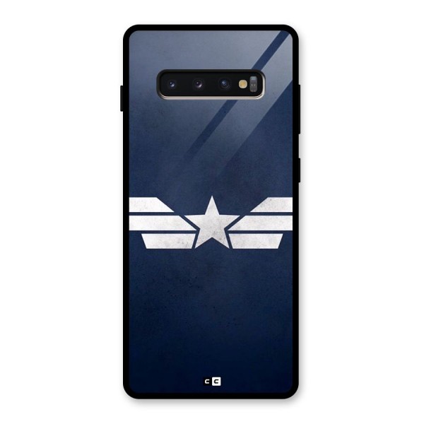 American Shield Glass Back Case for Galaxy S10 Plus