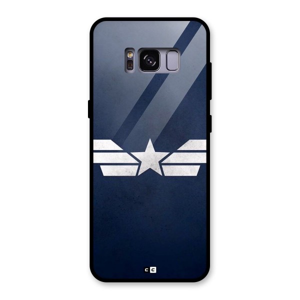 American Shield Glass Back Case for Galaxy S8