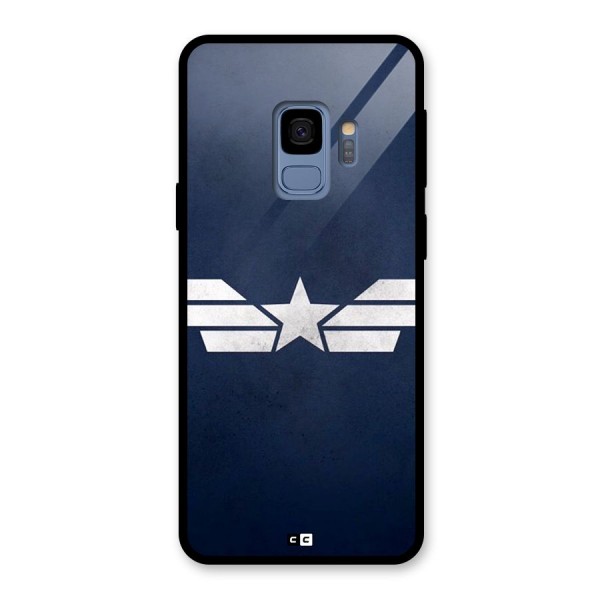 American Shield Glass Back Case for Galaxy S9